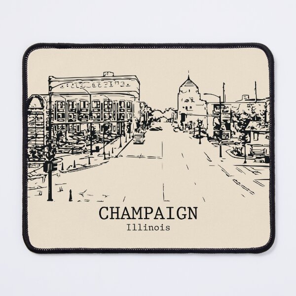 Item preview, Champaign - Illinois designed and sold by Lakeric Cityscapes.