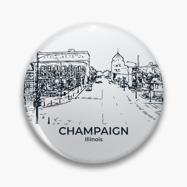Item preview, Champaign - Illinois designed and sold by Lakeric Cityscapes.