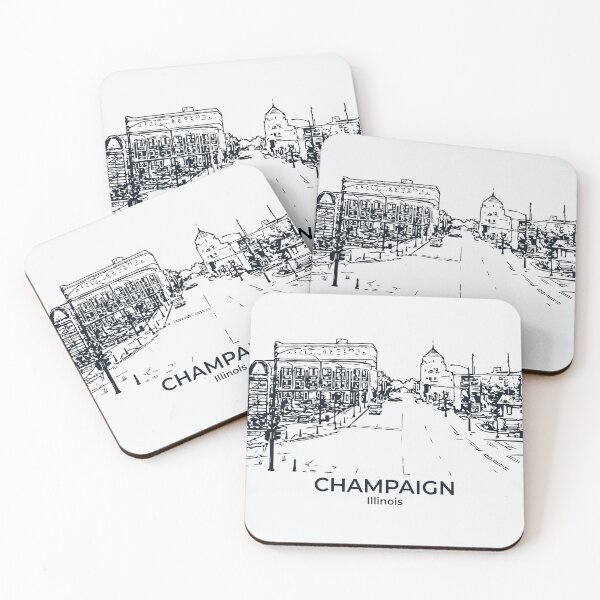 Item preview, Champaign - Illinois designed and sold by Lakeric Cityscapes.
