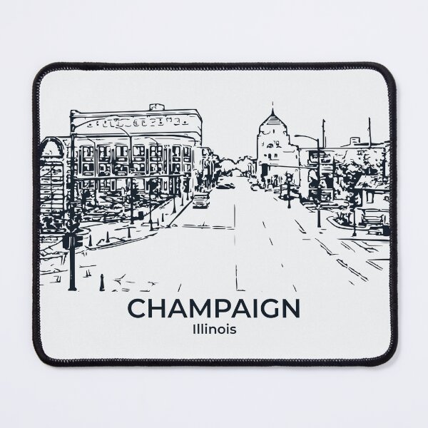 Item preview, Champaign - Illinois designed and sold by Lakeric Cityscapes.