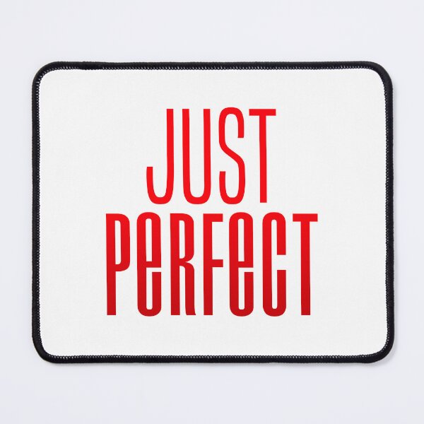 Item preview, Just Perfect, Red Modern Condensed designed and sold by Memes N Lore .