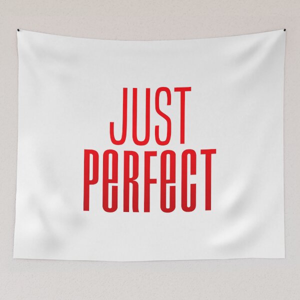 Item preview, Just Perfect, Red Modern Condensed  designed and sold by Memes N Lore .