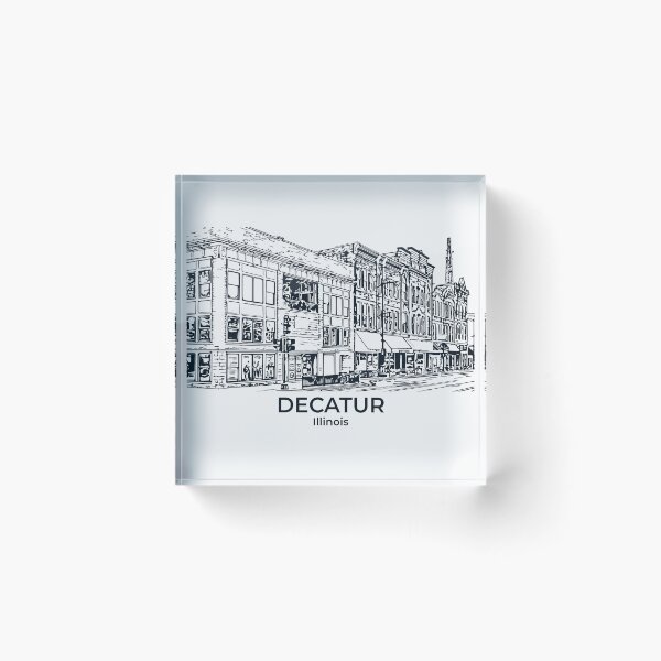 Item preview, Decatur - Illinois designed and sold by Lakeric Cityscapes.