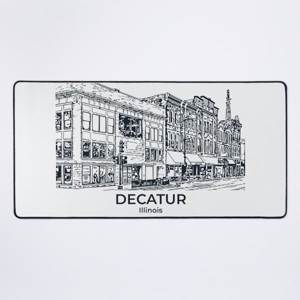 Item preview, Decatur - Illinois designed and sold by Lakeric Cityscapes.