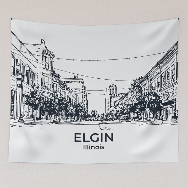Item preview, Elgin - Illinois designed and sold by Lakeric Cityscapes.