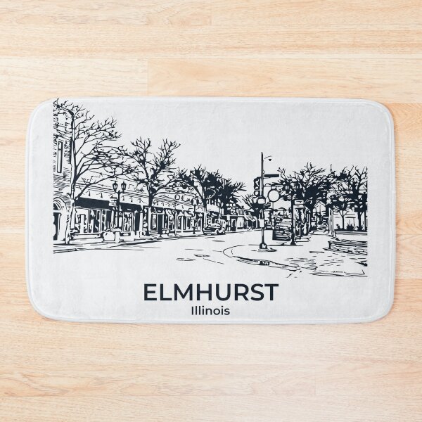 Item preview, Elmhurst - Illinois designed and sold by Lakeric Cityscapes.