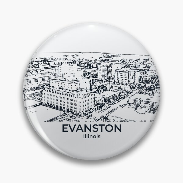 Item preview, Evanston - Illinois designed and sold by Lakeric Cityscapes.