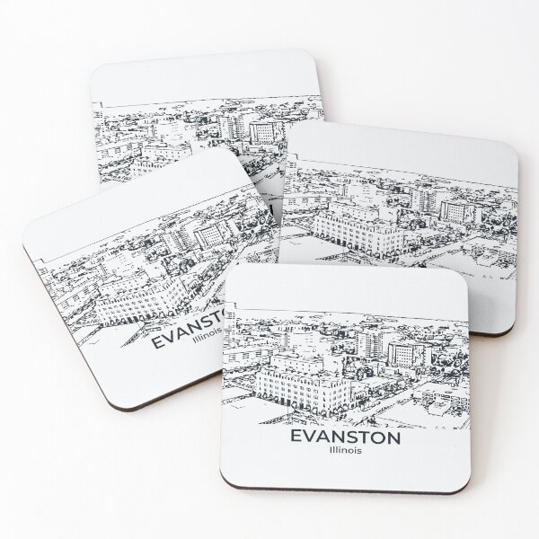 Item preview, Evanston - Illinois designed and sold by Lakeric Cityscapes.