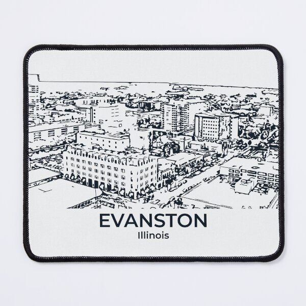 Item preview, Evanston - Illinois designed and sold by Lakeric Cityscapes.