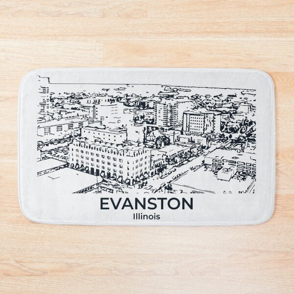 Item preview, Evanston - Illinois designed and sold by Lakeric Cityscapes.