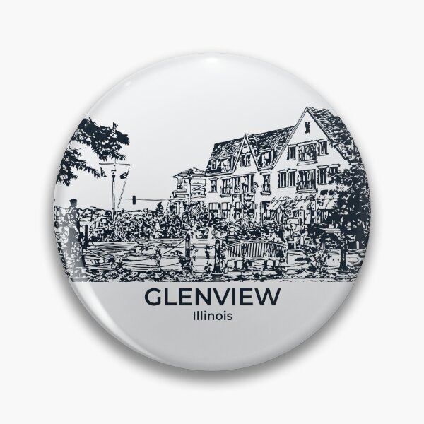 Item preview, Glenview - Illinois designed and sold by Lakeric Cityscapes.