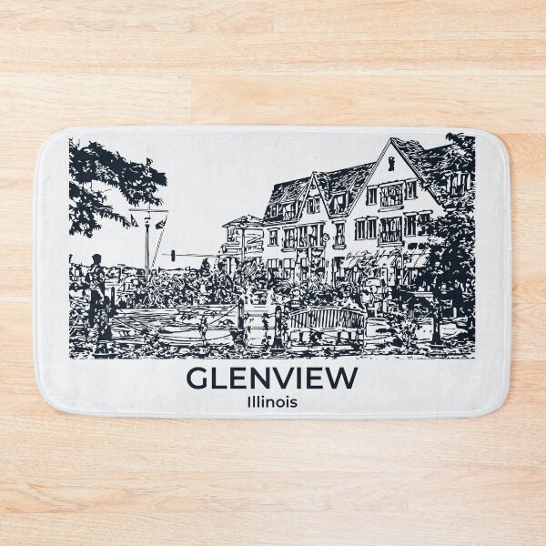 Item preview, Glenview - Illinois designed and sold by Lakeric Cityscapes.