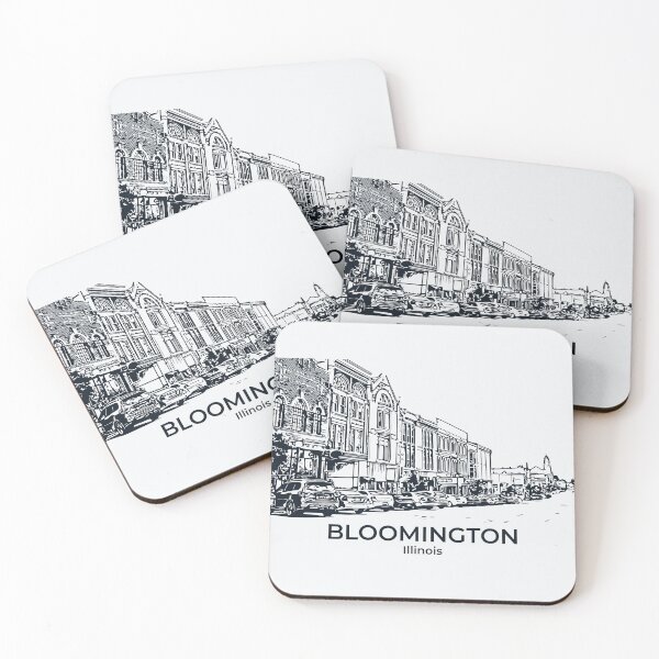 Item preview, Bloomington - Illinois designed and sold by Lakeric Cityscapes.