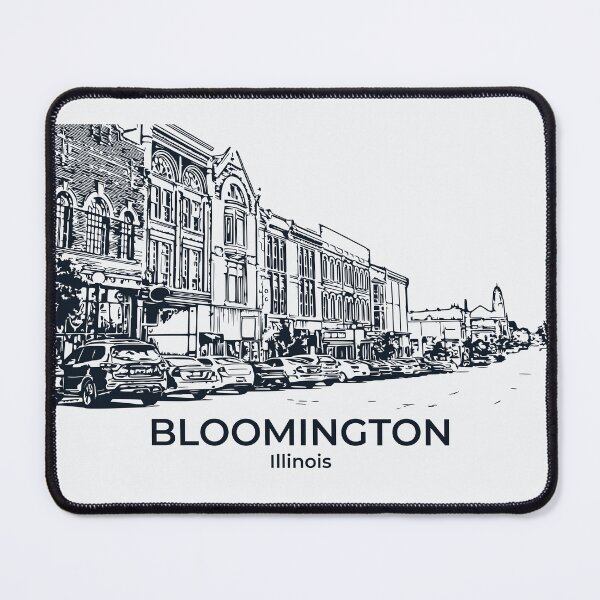 Item preview, Bloomington - Illinois designed and sold by Lakeric Cityscapes.
