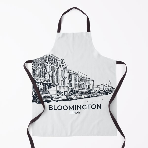 Item preview, Bloomington - Illinois designed and sold by Lakeric Cityscapes.