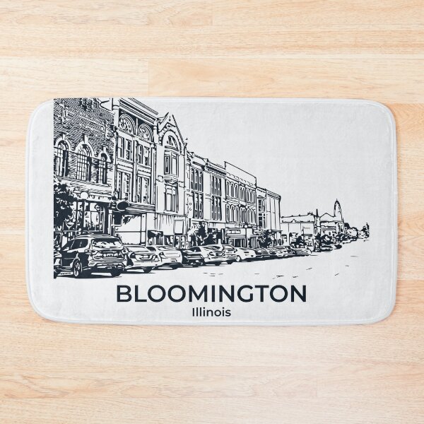 Item preview, Bloomington - Illinois designed and sold by Lakeric Cityscapes.