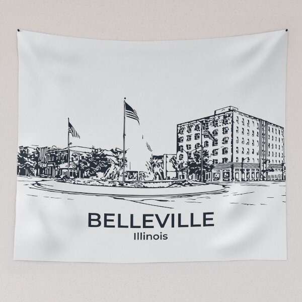 Item preview, Belleville - Illinois designed and sold by Lakeric Cityscapes.