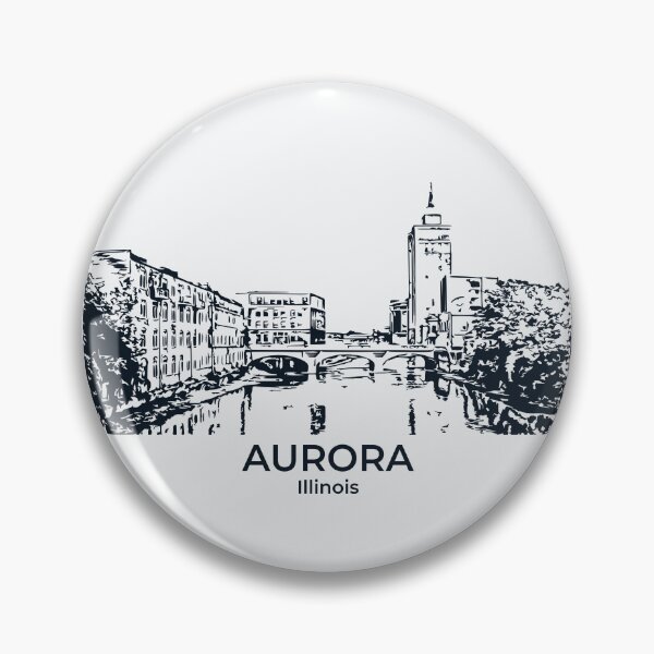 Artikelvorschau, Aurora - Illinois entworfen und verkauft von Lakeric Cityscapes.