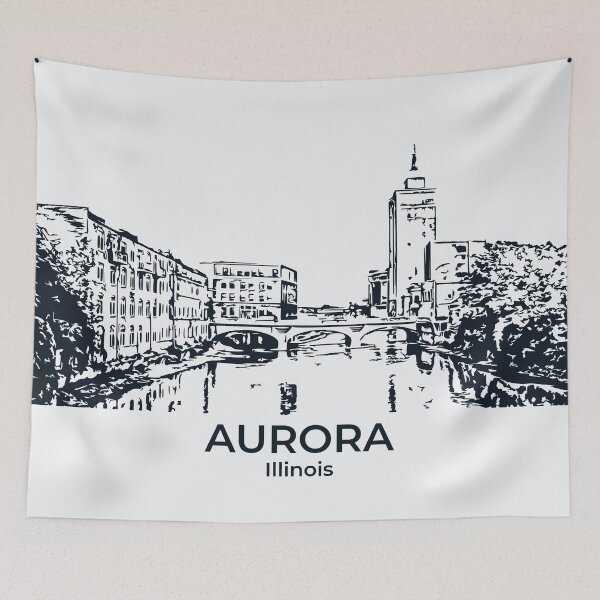 Item preview, Aurora - Illinois designed and sold by Lakeric Cityscapes.