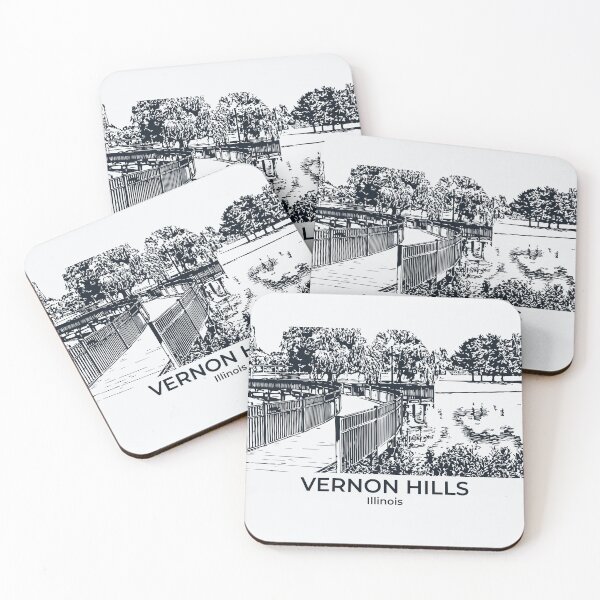 Item preview, Vernon Hills - Illinois designed and sold by Lakeric Cityscapes.