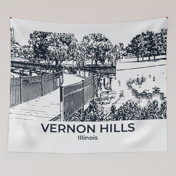Item preview, Vernon Hills - Illinois designed and sold by Lakeric Cityscapes.