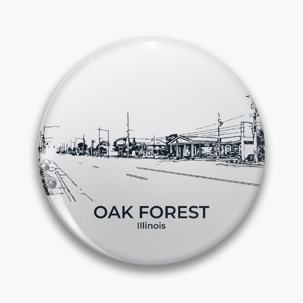 Item preview, Oak Forest - Illinois designed and sold by Lakeric Cityscapes.