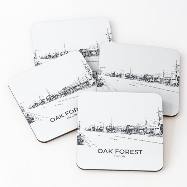 Item preview, Oak Forest - Illinois designed and sold by Lakeric Cityscapes.