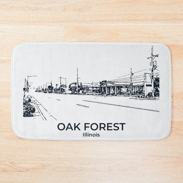 Item preview, Oak Forest - Illinois designed and sold by Lakeric Cityscapes.