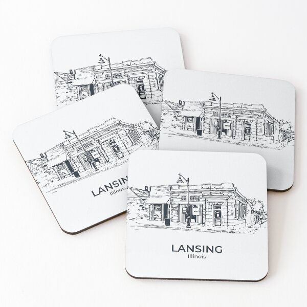 Item preview, Lansing - Illinois designed and sold by Lakeric Cityscapes.