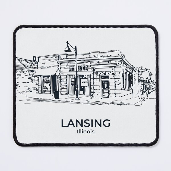 Item preview, Lansing - Illinois designed and sold by Lakeric Cityscapes.