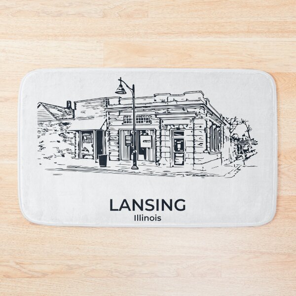 Item preview, Lansing - Illinois designed and sold by Lakeric Cityscapes.
