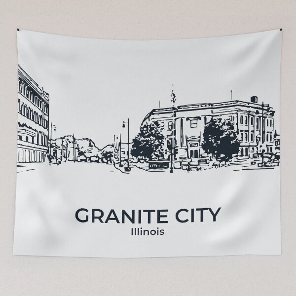 Item preview, Granite City - Illinois designed and sold by Lakeric Cityscapes.