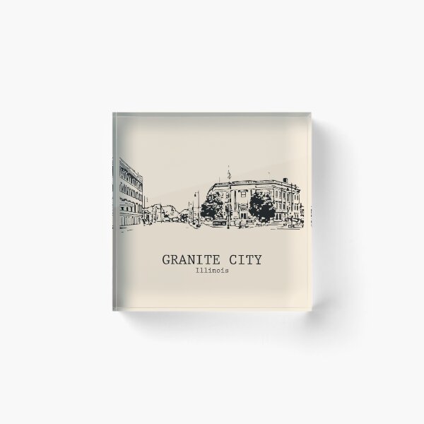 Item preview, Granite City - Illinois designed and sold by Lakeric Cityscapes.