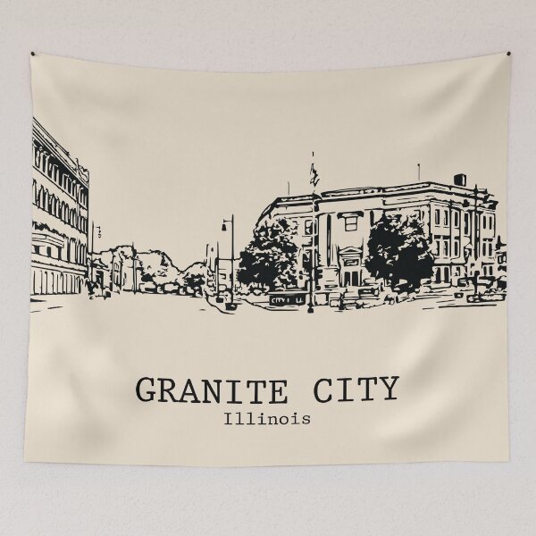 Item preview, Granite City - Illinois designed and sold by Lakeric Cityscapes.