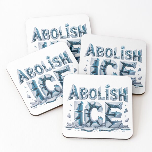Item preview, Abolish Ice – Icy Protest Typography Design designed and sold by PRfoxy.