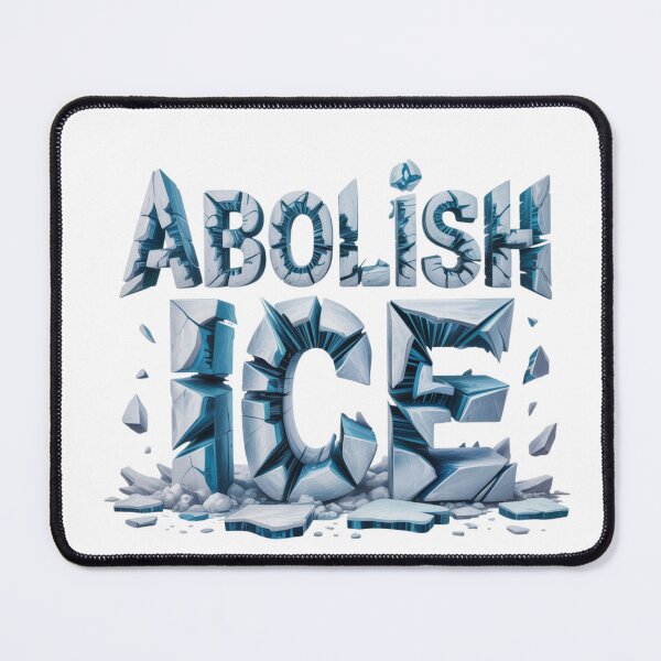 Item preview, Abolish Ice – Icy Protest Typography Design designed and sold by PRfoxy.