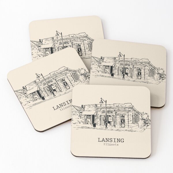Item preview, Lansing - Illinois designed and sold by Lakeric Cityscapes.
