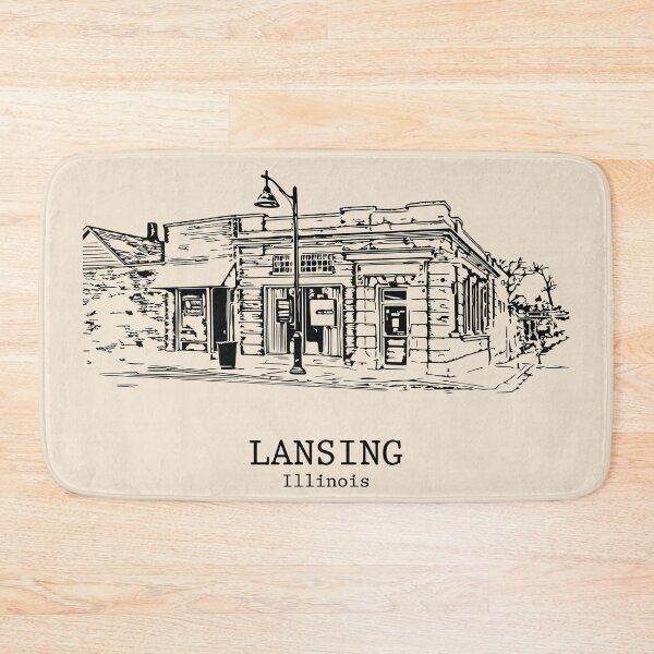 Item preview, Lansing - Illinois designed and sold by Lakeric Cityscapes.