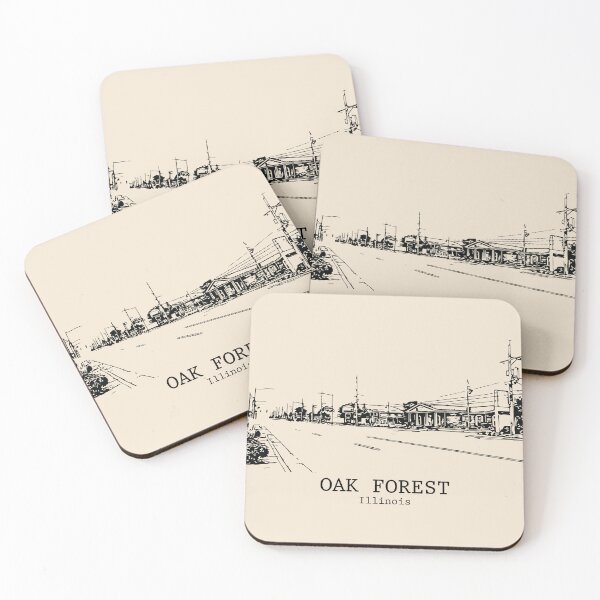 Item preview, Oak Forest - Illinois designed and sold by Lakeric Cityscapes.