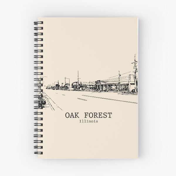 Item preview, Oak Forest - Illinois designed and sold by Lakeric Cityscapes.