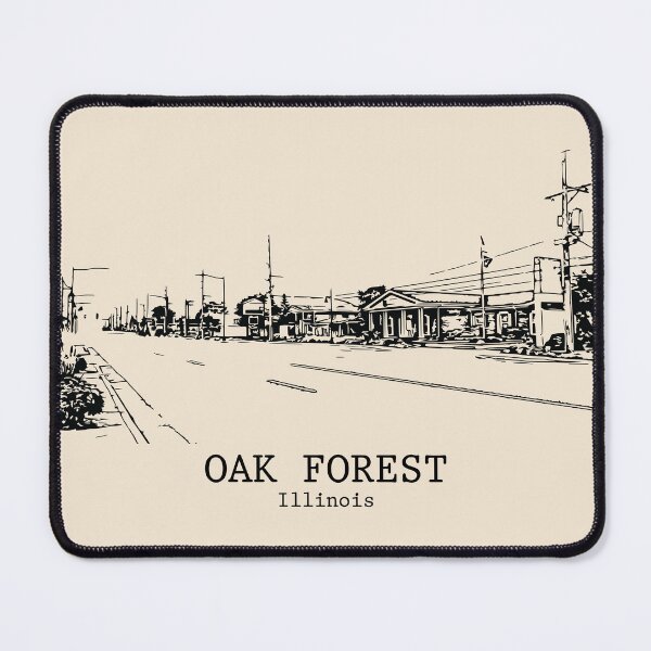 Item preview, Oak Forest - Illinois designed and sold by Lakeric Cityscapes.