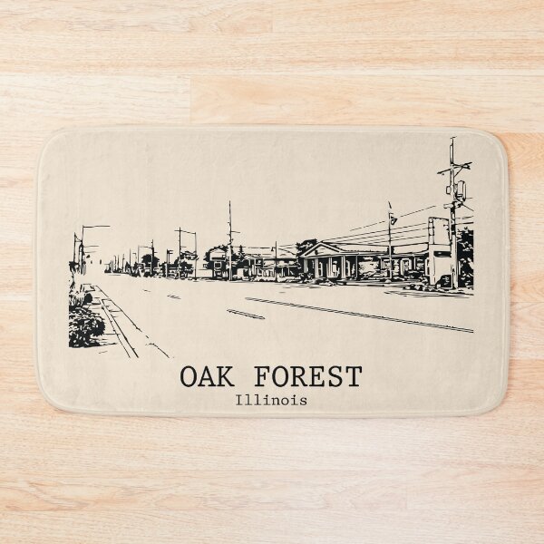 Item preview, Oak Forest - Illinois designed and sold by Lakeric Cityscapes.