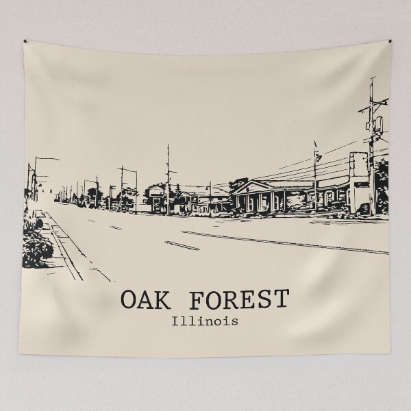 Item preview, Oak Forest - Illinois designed and sold by Lakeric Cityscapes.