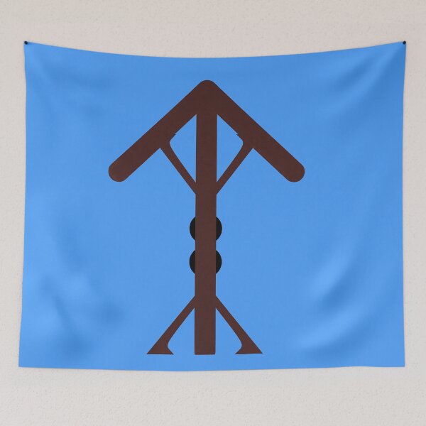 Item preview, Minimalist Tribal Rune Symbol Design designed and sold by Adappai.