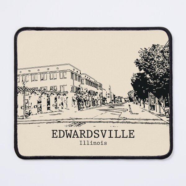 Item preview, Edwardsville - Illinois designed and sold by Lakeric Cityscapes.