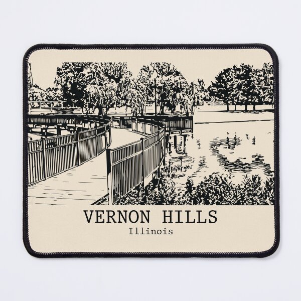 Item preview, Vernon Hills - Illinois designed and sold by Lakeric Cityscapes.
