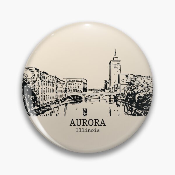 Artikelvorschau, Aurora - Illinois entworfen und verkauft von Lakeric Cityscapes.
