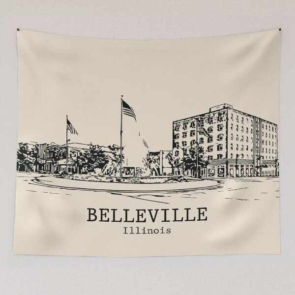 Item preview, Belleville - Illinois designed and sold by Lakeric Cityscapes.
