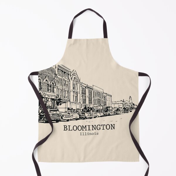 Item preview, Bloomington - Illinois designed and sold by Lakeric Cityscapes.
