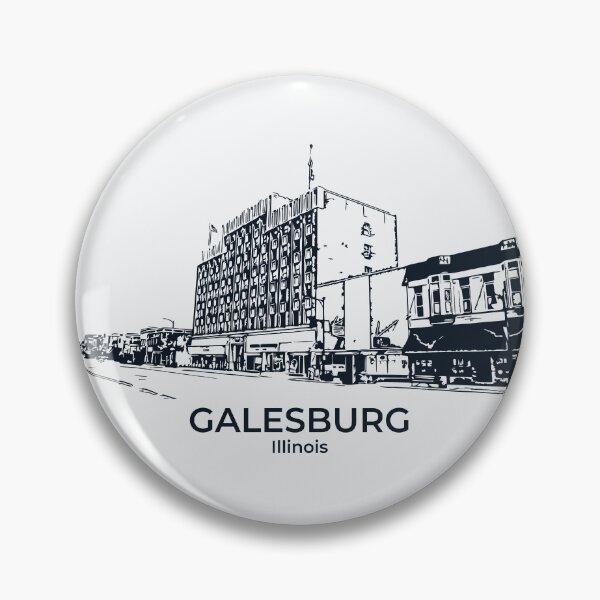 Item preview, Galesburg - Illinois designed and sold by Lakeric Cityscapes.